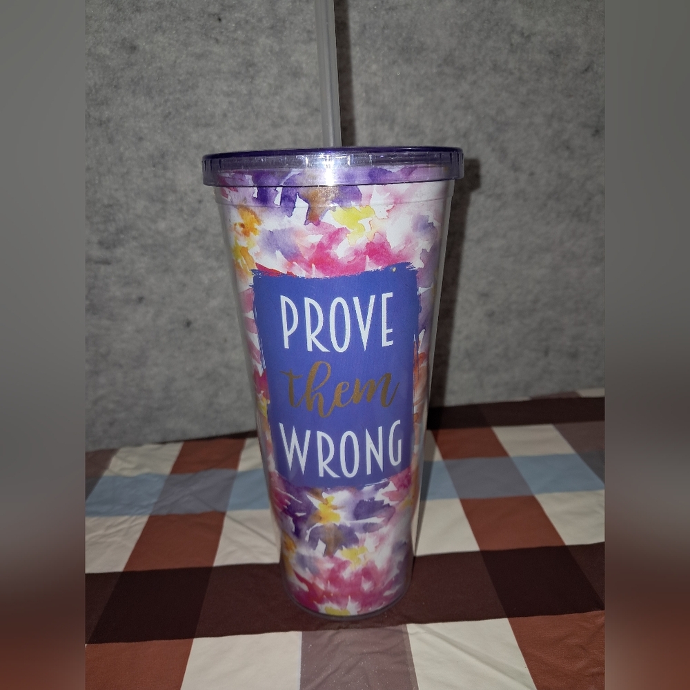 Colorful Motivational Tumbler